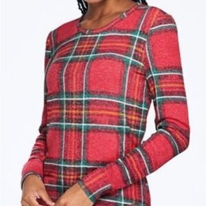 EUC Pink by Victorias Secret PJ top super soft XS nice stretch cuffed wrists